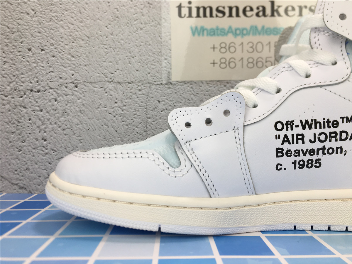 OG Batch Off-White Air Jordan 1 White AQ0818-100